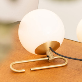Gouden design tafellamp