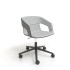 Zwart aluminium bureaustoel poot - +€ 30,00