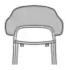 Ronde rugleuning H:109.2 cm - +€ 86,00